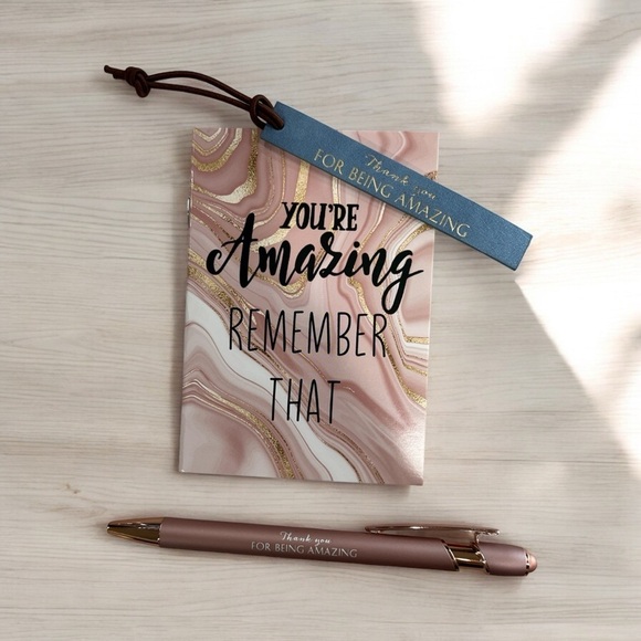 You’re Amazing Appreciation Gift Set Book and Engraved Pen - Picture 1 of 8